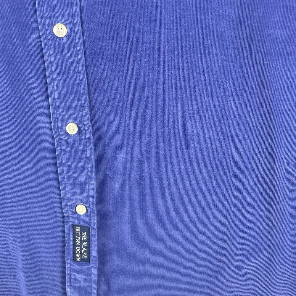 Vintage 90s Polo Ralph Lauren The Blaire Button Down Shirt Mens XXL Corduroy